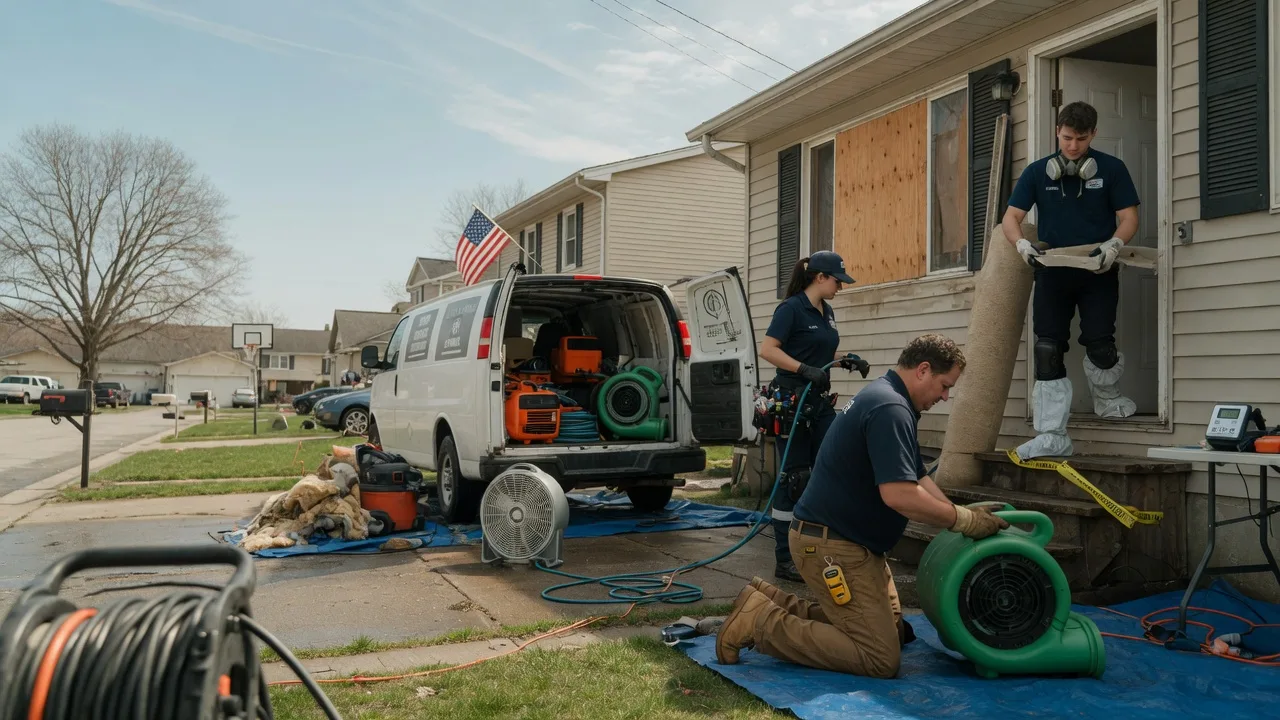 Water Damage Restoration in Wrights, IL near me